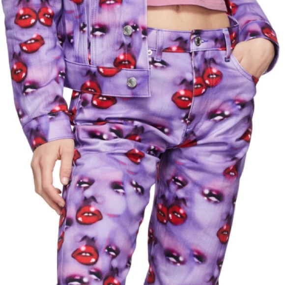 Bootcut ☁️ HEAVEN ⭐️ BY MARC jacobs☁️ Airbrushed denim - Picture 2 of 8